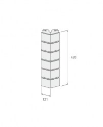 угол внешний Solid brick
